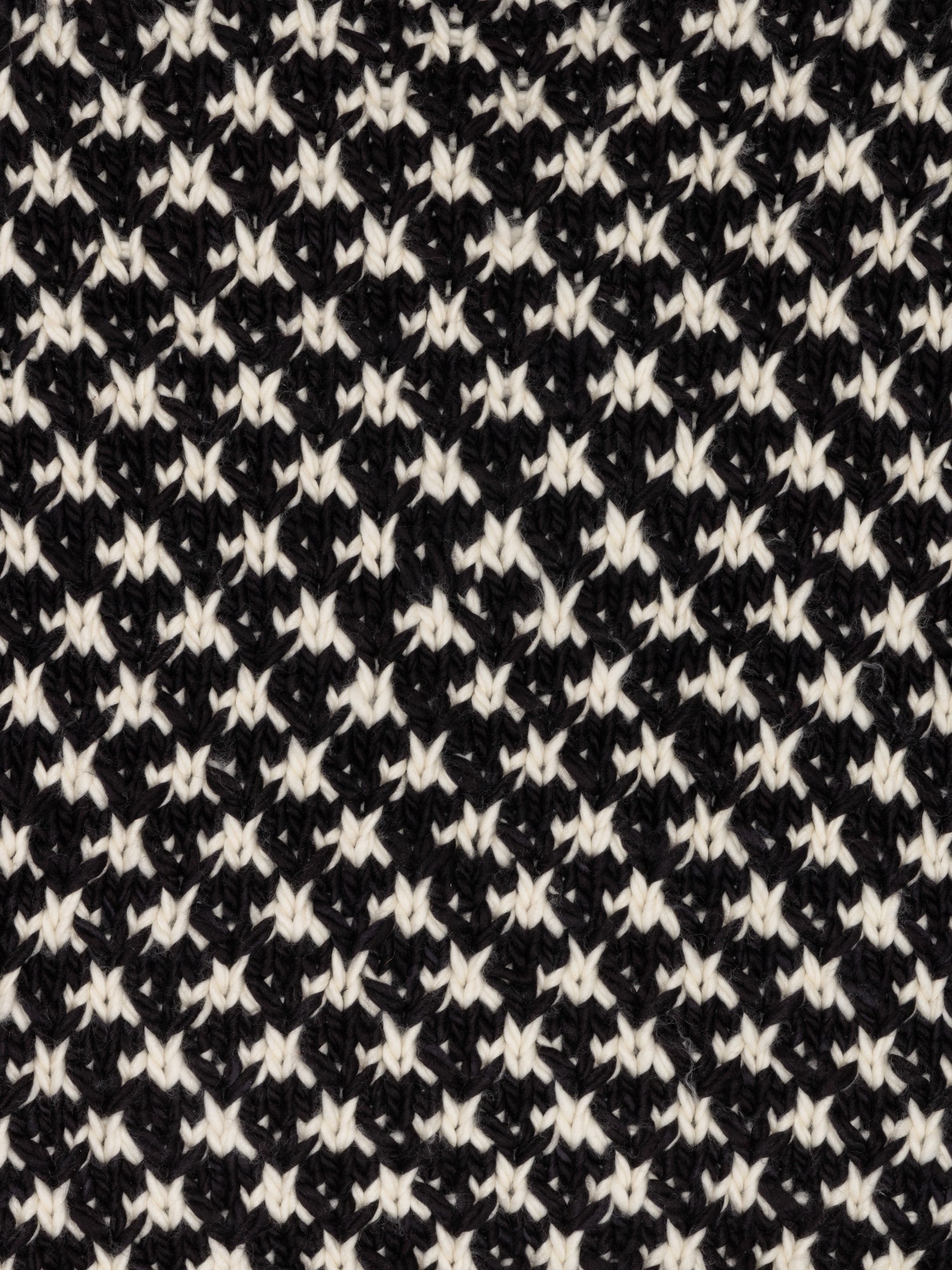 Camille Sweater in Black and Cream
