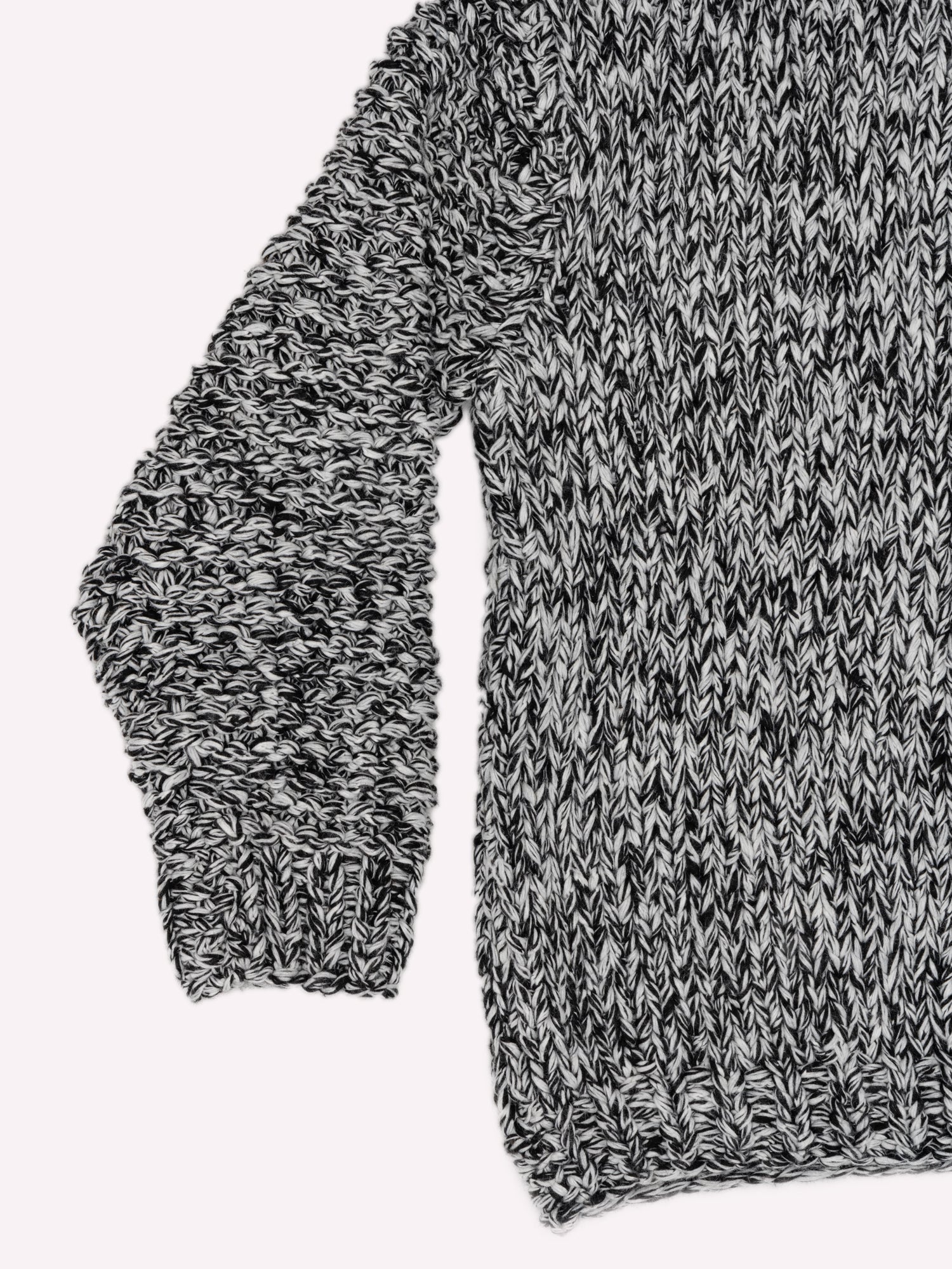 O'Connor Sweater in White and Black