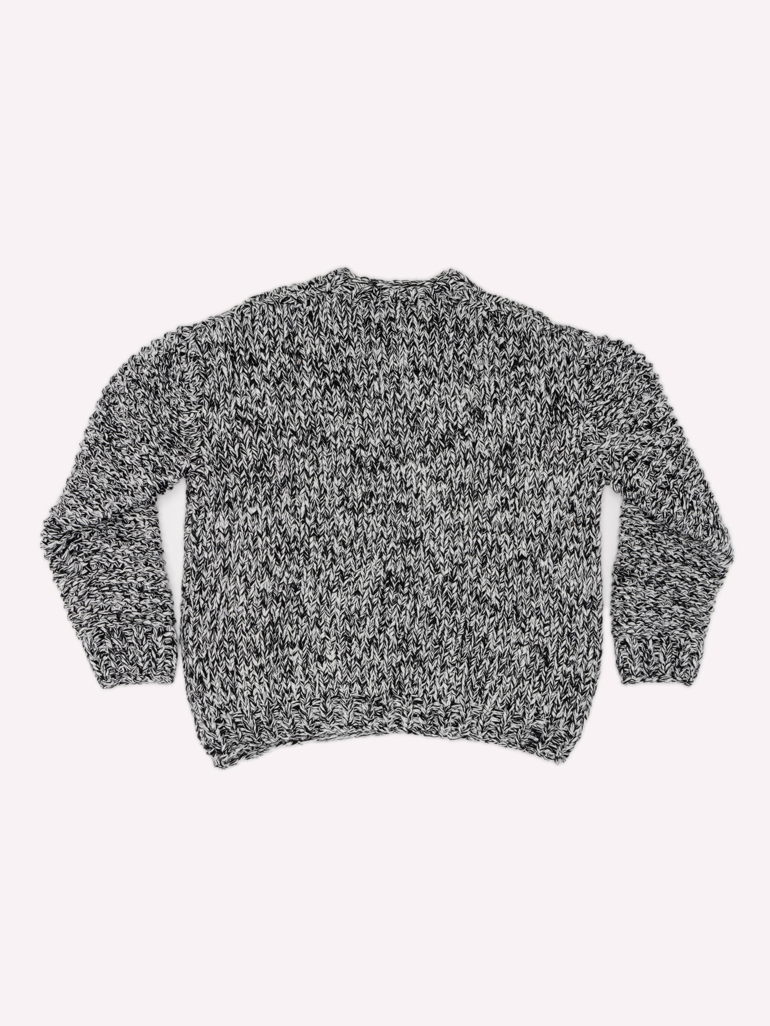 O'Connor Sweater in White and Black