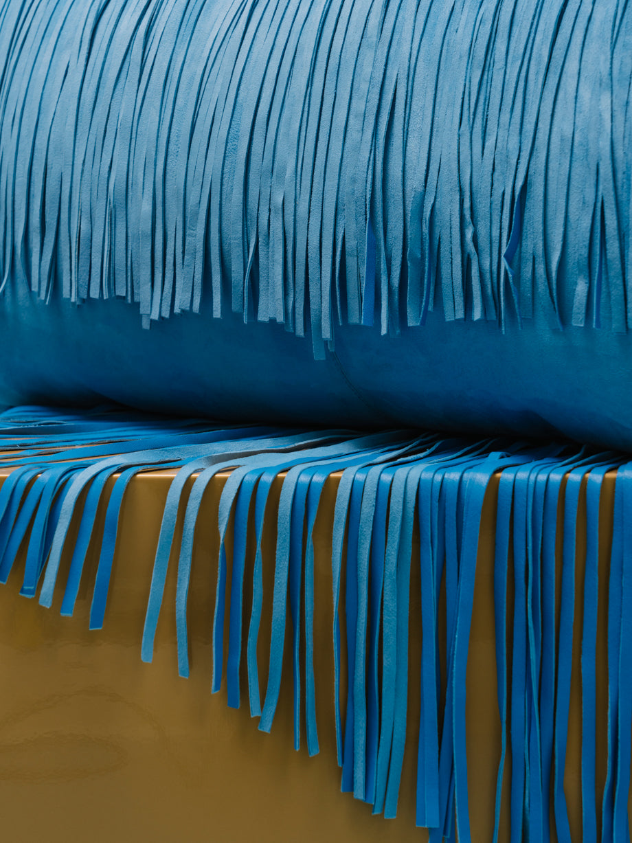 Jones Cushion in Bright Blue