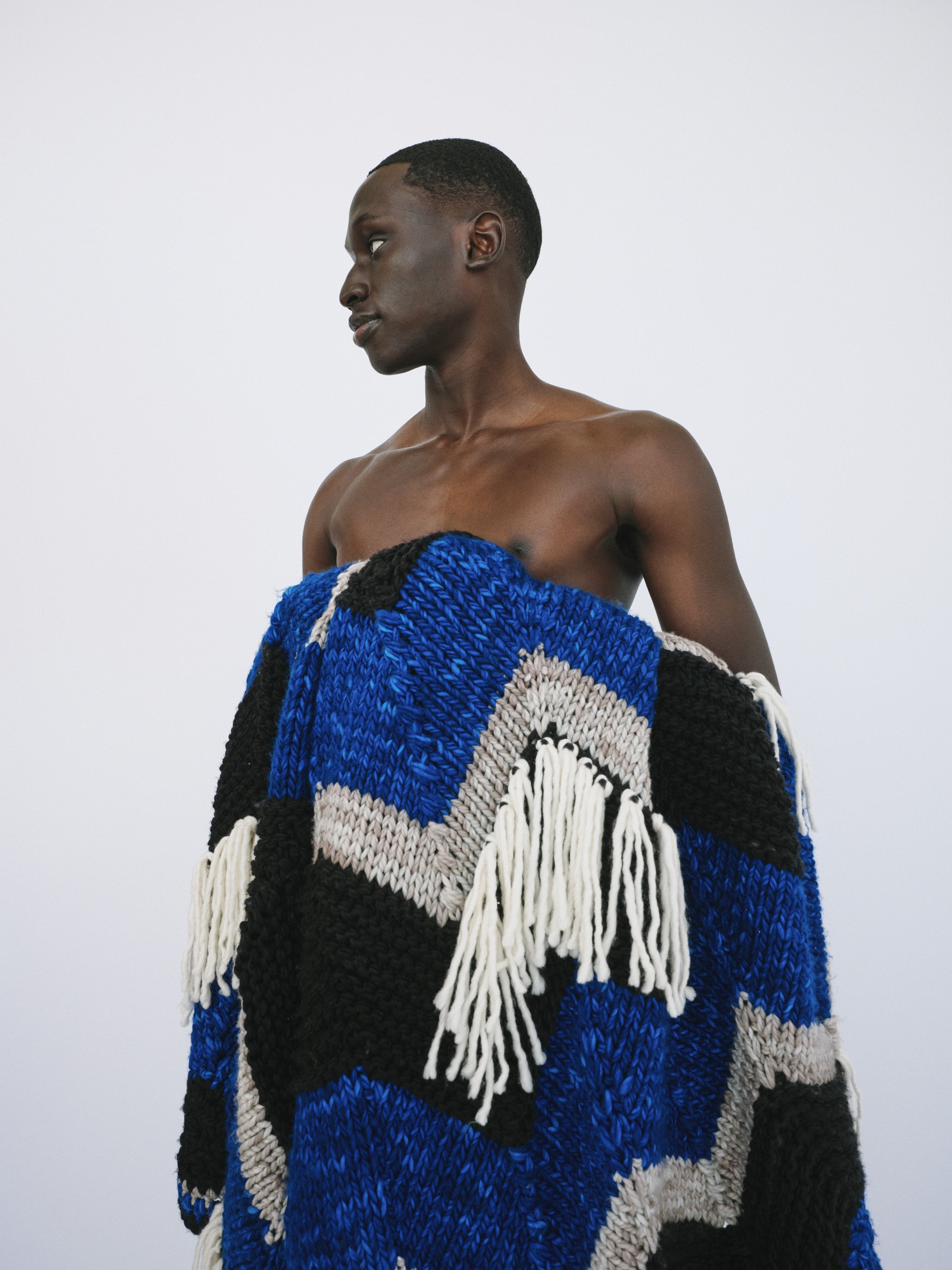 Turko Blanket in Navy