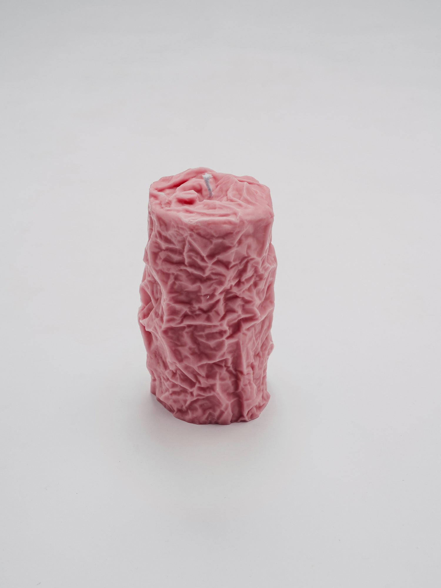 Crinkle Candle in Pink