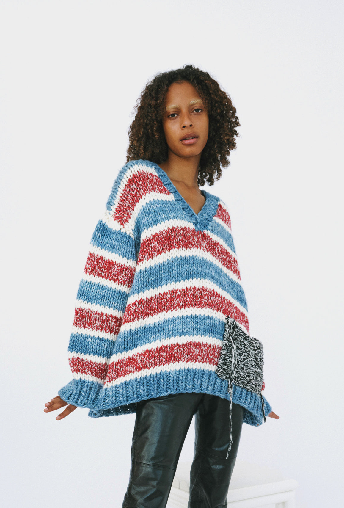 Kaya sweater on model